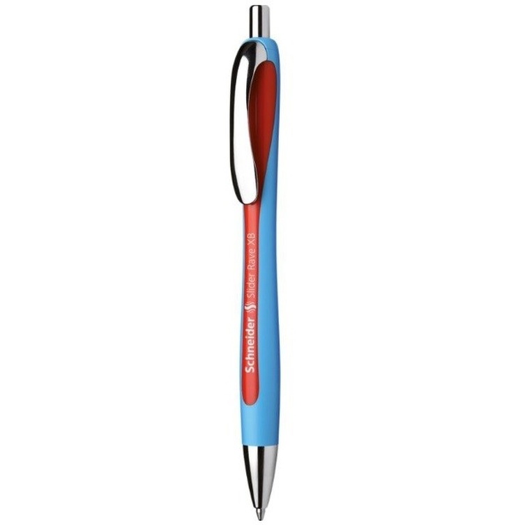 STYLO BILLE SLIDER RAVE - RETRACTABLE RECHARGEABLE - ROUGE