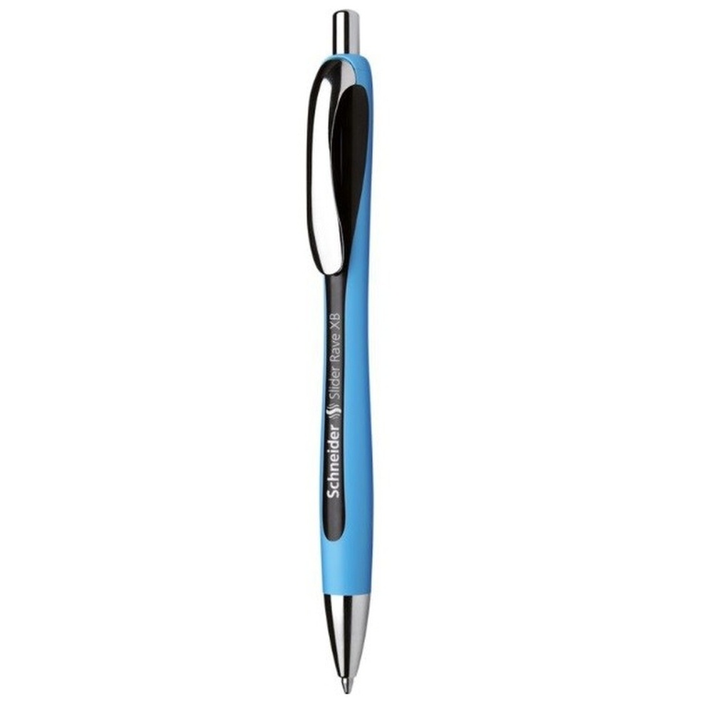 STYLO BILLE SLIDER RAVE - RETRACTABLE RECHARGEABLE - NOIR