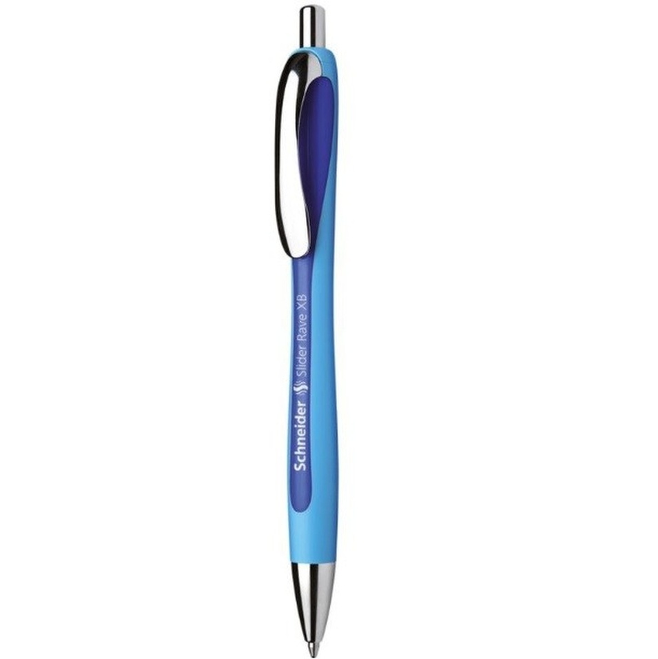 STYLO BILLE SLIDER RAVE - RETRACTABLE  RECHARGEABLE - BLEU