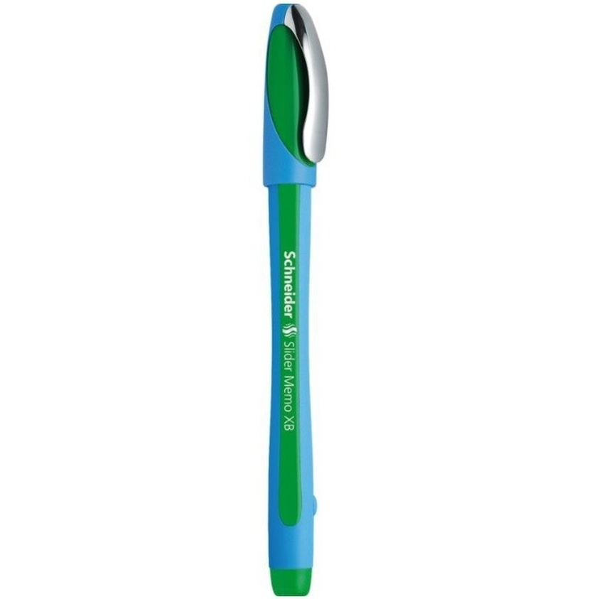 STYLO BILLE SLIDER MEMO XB - ENCRE DE COULEUR VERT
