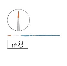 PINCEAU ROND POILS SYNTHETIQUES N° 8