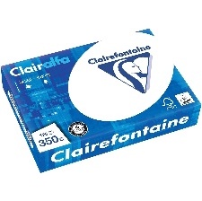 PAPIER BLANC CLAIREFONTAINE 210*297 MM (GRAND FORMAT) 350G 125 FEUILLES