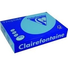 PAPIER BLEU ROYAL  CLAIREFONTAINE 210*297 MM (GRAND FORMAT)  M2 FSC 80G 500 FEUILLES