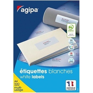 BOITE DE 2100 ÉTIQUETTES MULTI - USAGE 63,5 X 38,1 MM