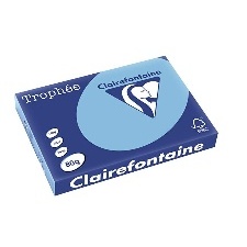 PAPIER A3 BLEU 80G M2 FSC 500 FEUILLES