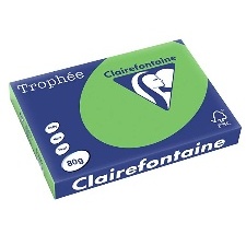 PAPIER A3 VERT MENTHE 80G-M2 FSC 500 FEUILLES