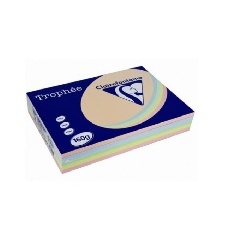PAPIER A4 ASSORTIE PASTEL 160G-M2 FSC 250 FEUILLES