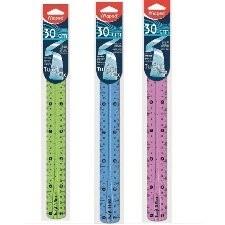 REGLE EN PLASTIQUE 30 CM