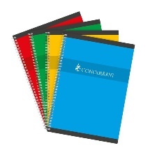 CAHIER GRANDS CARREAUX 180 PAGES 170x220 CONQUERANT REL. INTEGRALE