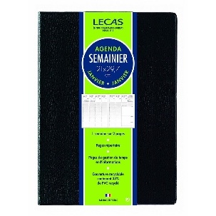 AGENDA LECAS CLASSIQUE 21X29 7 1 SEMAINE SUR 2 PAGES