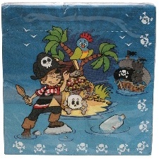 20 SERVIETTES PIRATES