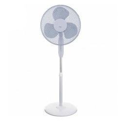 VENTILATEUR 7LINE  40 CM -PIED 90 ROND 3V BLANC