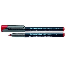 MARQUEUR UNIVERSEL SCHNEIDER MAXX 222 POINTE FINE PERMANENT ROUGE