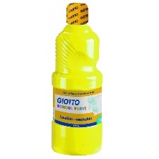 GIOTTO ACRYLIC PAINT - PEINTURE MULTI-SUPPORTS - FLACON 500 ML - JAUNE PRIMAIRE