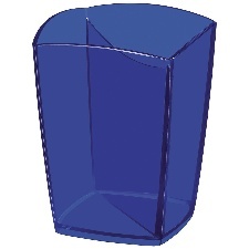 POT A CRAYONS HAPPY BLEU ELECTRIQUE