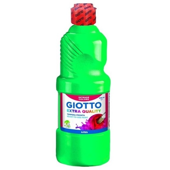 GOUACHE GIOTTO  EXTRA QUALITY SUPER CONCENTREE  FLACON 500 ML VERT EMERAUDE