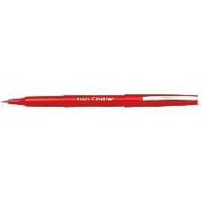 STYLO FINELINER - FEUTRE D ÉCRITURE - ROUGE - POINTE EXTRA FINE