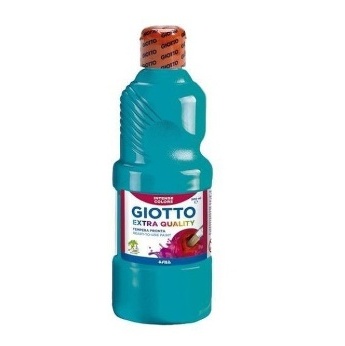 GOUACHE GIOTTO  EXTRA QUALITY SUPER CONCENTREE  FLACON 500 ML  BLEU TURQUOISE