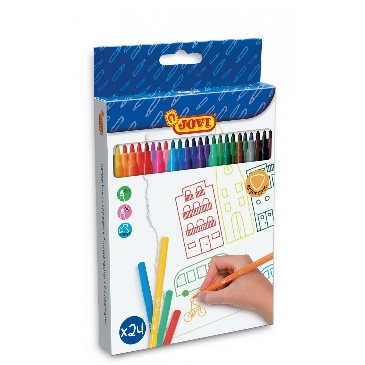 FEUTRES LAVABLES JOVI MAXI BOîTE DE 24 FEUTRES