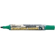 MARQUEUR PERMANENT PENTEL MAXIFLO GREEN LABEL POINTE CONIQUE VERT 