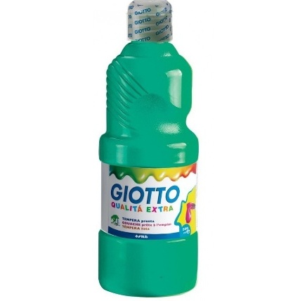 GOUACHE GIOTTO  EXTRA QUALITY SUPER CONCENTRéE - FLACON 500 ML - VERT