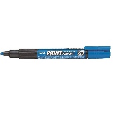 MARQUEUR PEINTURE PENTEL COUVRANTE  POINTE CONIQUE MOYEN BLEU