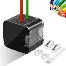 TAILLE CRAYON ELECTRIQUE 2 USAGES - Ø DE 6 A 12 MM - WONDAY
