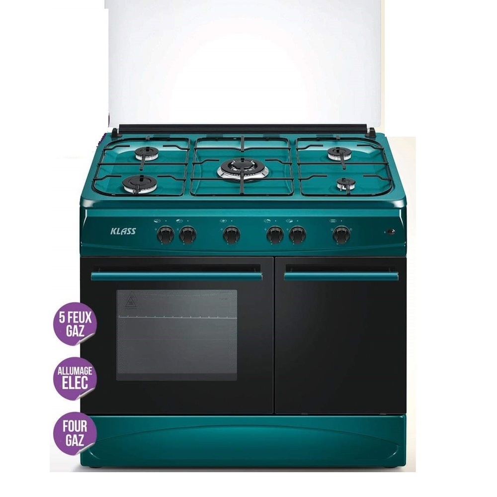 Gaziniere Klass Tgb6950 Emerald Green 60l 5 Feux