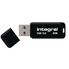 CLE USB3 8GO INTEGRAL INFD8GBBLK3 
