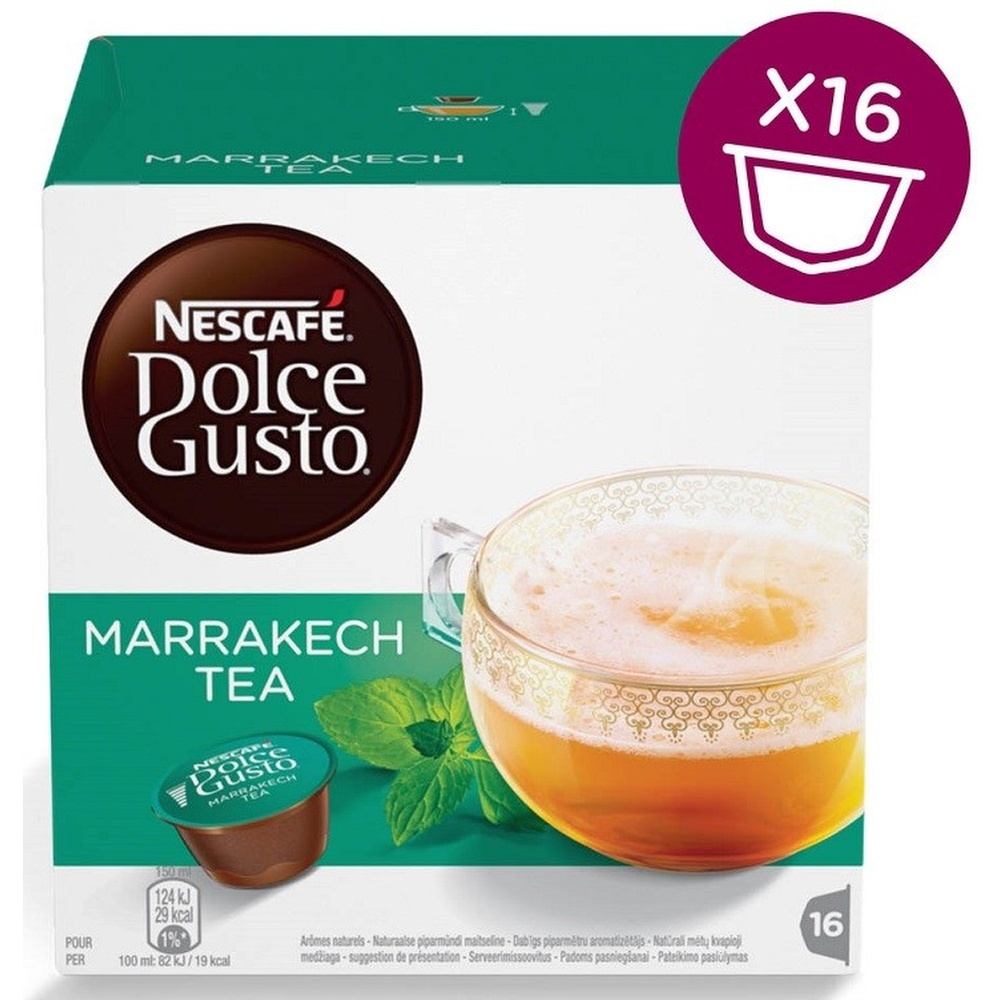 16 capsules de thé Nescafe Dolce Gusto Marrakech - Pandava