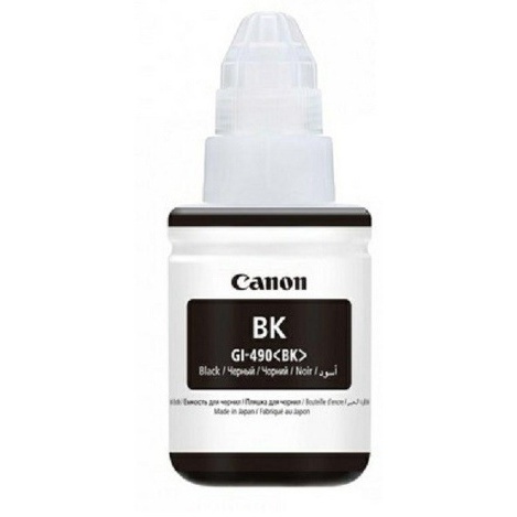 BOUTEILLE D'ENCRE CANON GI-490 BK  RECHARGE ENCRE NOIRE POUR G2400-G3400