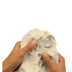 RECHARGE D ARGILE BLANCHE 1KG A PARTIR DE 6 ANS