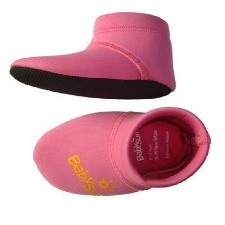 CHAUSSONS ANTI-GLISSE ROSE 9-18