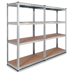 ETAGERE CHARGES LOURDES DOUBLE L160XP40XH160CM