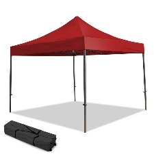 TENTE PLIANTE PRO 3X3M ROUGE