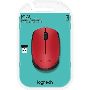 SOURIS SANS FIL LOGITECH 910-004641 M171 ROUGE