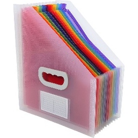 PORTE REVUES 12 COMPARTIMENTS EXACOMPTA CRISTAL