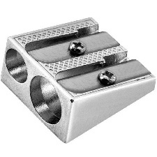 TAILLE-CRAYONS TAILLDUO ALUMINIUM 2 USAGES BOITE