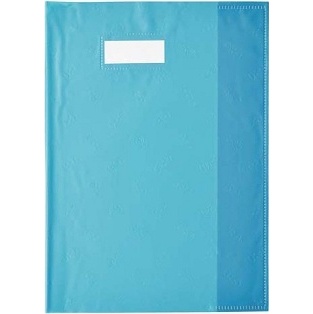PROTEGE CAHIER ELBA SMS 24X32 PVC 120 BLEU TURQUOISE