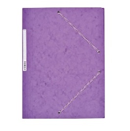 CHEMISE 3 RABATS ELASTIQUE + ETIQUETTE MAUVE 24X32X32CM