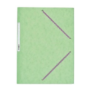 CHEM 3 RABATS ELASTIQUE+ETIQUETTE  TILLEUL 24X32CM