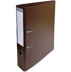 CLASSEUR  A LEVIER EXP PVC A4 D70 MARRON