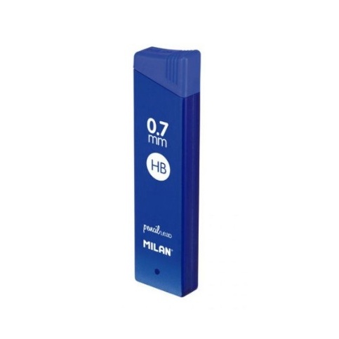 BOITE AVEC 12 TUBES DE MINES DE RECHANGE 0 7 MM HB