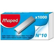 BOITE DE 1 000 AGRAFES N°10