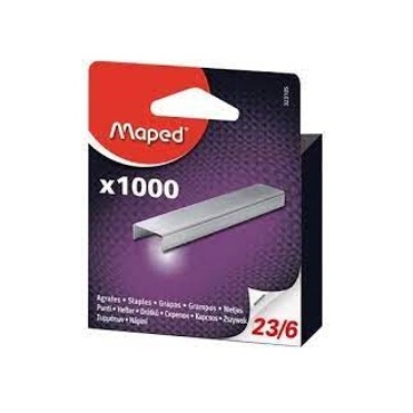 BOITE DE 1 000 AGRAFES 23-6 - BOITE BROCHABLE