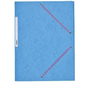 CHEMISE 3 RABATS ELASTIQUE ETIQUETTE CIEL