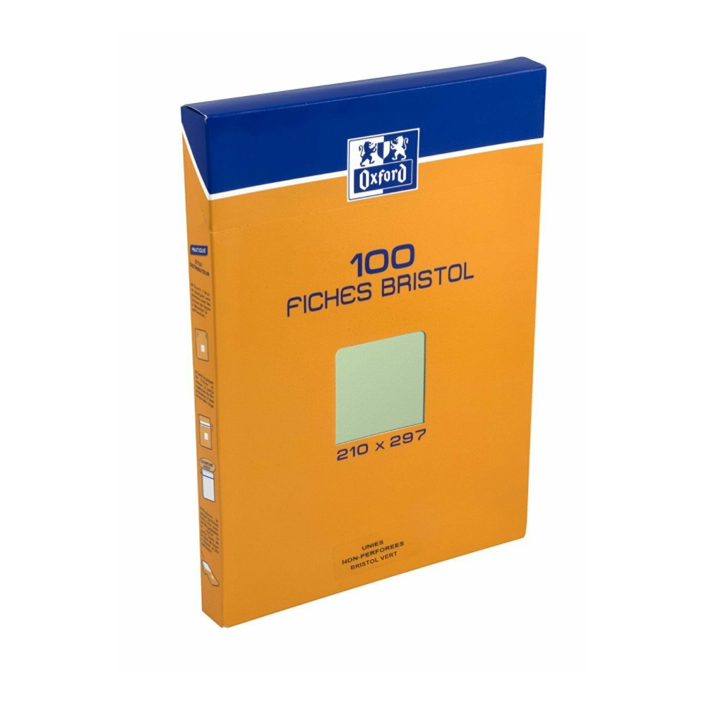 Paquet de 100 feuilles de papier couleur 120g format 21x29,7cm 10