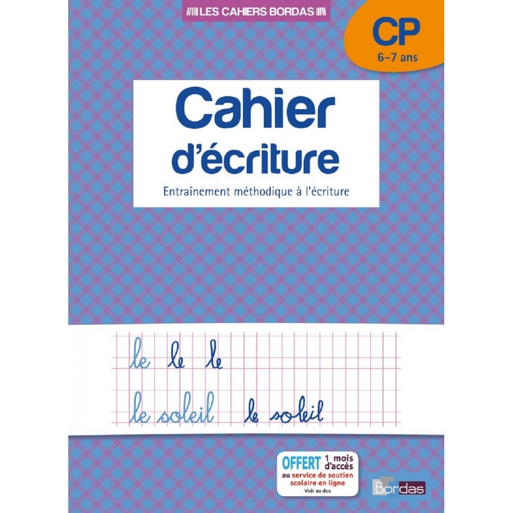 Cahier d'écriture réglure spéciale -  - Cahiers - copies