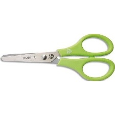 CISEAUX 13 CM SWING LAMES ACIER INOX BOUTS RONDS ANNEAUX SYMETRIQUE