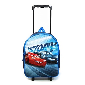 SAC A DOS A ROULETTES 31CM CARS MARINE